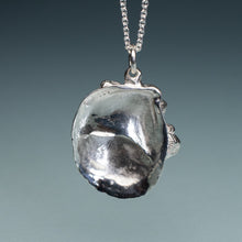 Load image into Gallery viewer, Cast Slipper Shell with Barnacles Necklace - (crepidula fornicata)