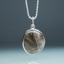 Load image into Gallery viewer, XXL Bezel-Set Quartz Beach Pebble Necklace