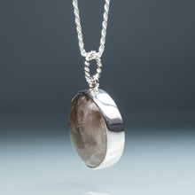 Load image into Gallery viewer, XXL Bezel-Set Quartz Beach Pebble Necklace