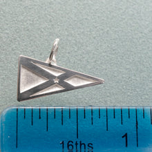 Load image into Gallery viewer, Yacht Club of Stone Harbor Burgee Charm - YCSH Flag Necklace