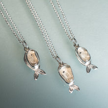Load image into Gallery viewer, Cape May Diamond Fish Necklace