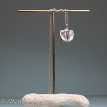 Load image into Gallery viewer, mantis shrimp tail necklace cast in sterling silver by hkm jewelry