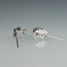 Load image into Gallery viewer, Mini Horseshoe Crab Earrings - Silver Kinetic Studs
