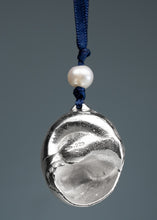 Load image into Gallery viewer, Cast Silver or Bronze Moon Snail Shell Ornament