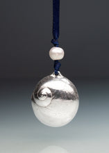 Load image into Gallery viewer, Cast Silver or Bronze Moon Snail Shell Ornament