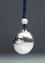 Load image into Gallery viewer, Cast Silver or Bronze Moon Snail Shell Ornament