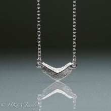 Load image into Gallery viewer, cast silver aetobatus narinari - Eagle Ray mouth plate fossil necklace by hkm jewelry