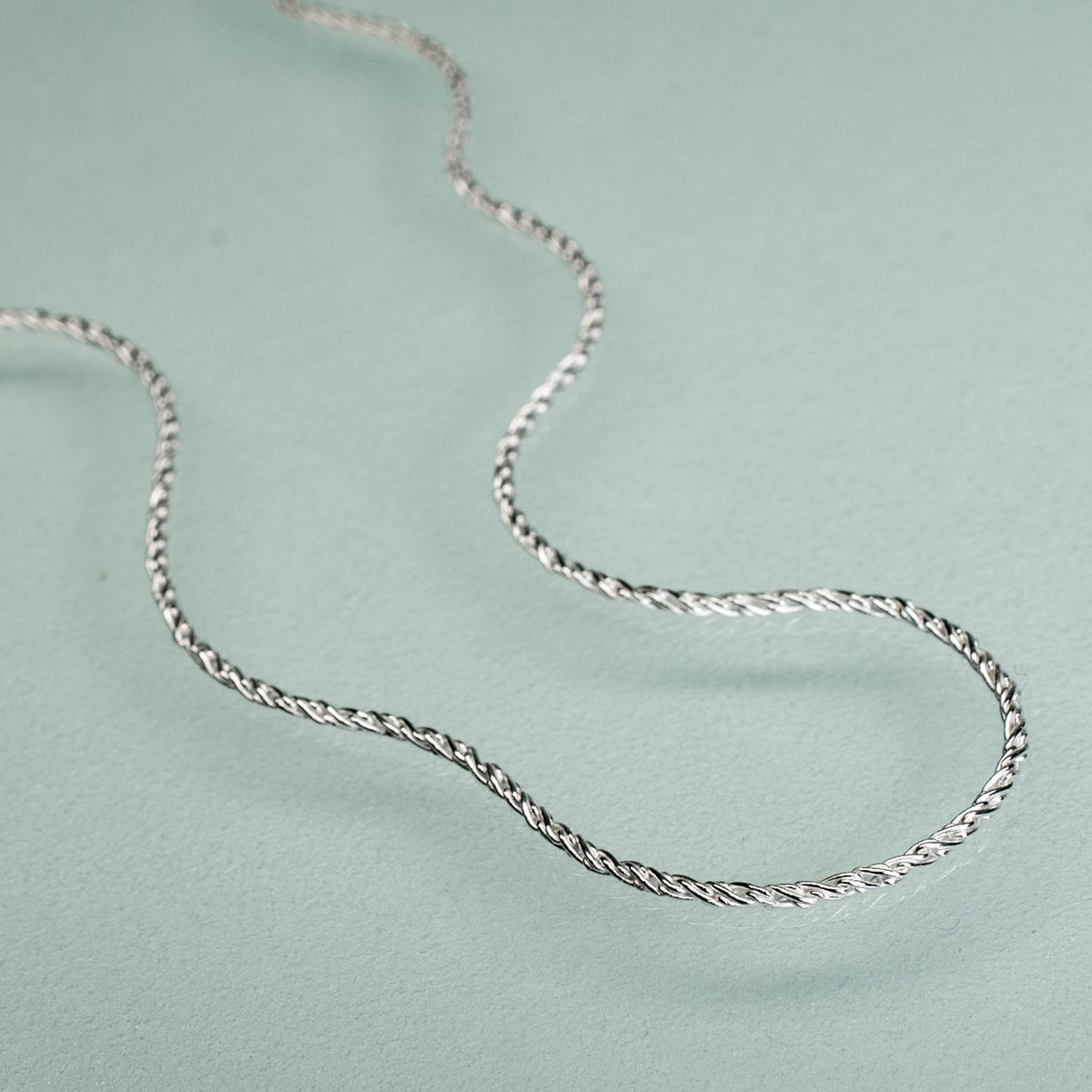 【U LAN】24SS★ [LAN ARCHIVE] Star Twin Rope Necklace Amour 18 Inch Rope Chain Necklace In Sterling Silver with
