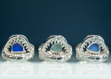 Load image into Gallery viewer, Sea Glass Jaws Ring - Shark Teeth Ring