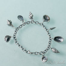 Load image into Gallery viewer, Seashell Charm Bracelet - Sterling Silver