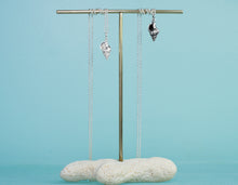 Load image into Gallery viewer, Ribbed Cantharus Shell Necklace - Silver Conch Shell Pendant