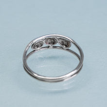 Load image into Gallery viewer, Clam Bar Ring - Cast Silver Shells Open Band