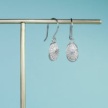 Load image into Gallery viewer, small limpet shell earrings by hkm jewelry