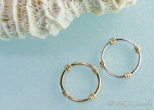 Load image into Gallery viewer, Lifesaver Ring Band - Silver and Gold Kisby Ring