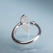 Load image into Gallery viewer, backside of carved and cast Sea Tail Ring by hkm jewelry