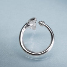 Load image into Gallery viewer, side view of Sea Tail Adjustable Ring by hkm jewelry