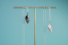 Load image into Gallery viewer, Silver Oyster Drill Shell Necklace - Cast Conch Shell Pendant