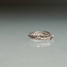 Load image into Gallery viewer, needle street ring stack cast pine needle bough twig by hkm jewelry