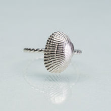 Load image into Gallery viewer, Cast Silver Seashell Ring - Choose Your Shell