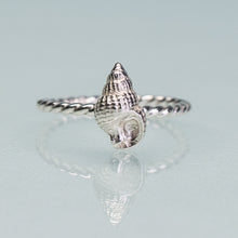 Load image into Gallery viewer, Cast Silver Seashell Ring - Choose Your Shell