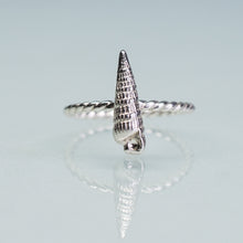 Load image into Gallery viewer, Cast Silver Seashell Ring - Choose Your Shell