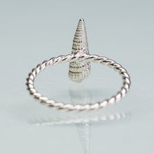 Load image into Gallery viewer, Cast Silver Seashell Ring - Choose Your Shell
