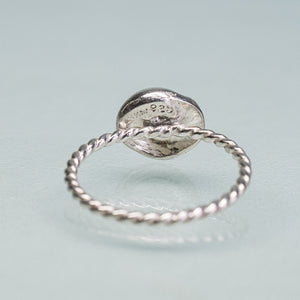 Cast Silver Seashell Ring - Choose Your Shell