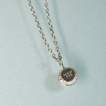 Load image into Gallery viewer, back hallmark and stamping of cast dandelion wishy seed pod by hkm jewelry