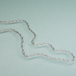 2mm anchor chain in sterling silver