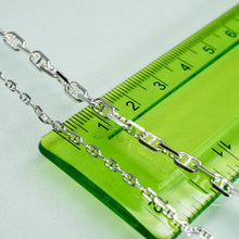 Load image into Gallery viewer, 2 and 4mm anchor chain in sterling silver
