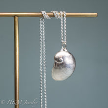 Load image into Gallery viewer, Baby&#39;s Ear Necklace in polished finish by hkm jewelry
