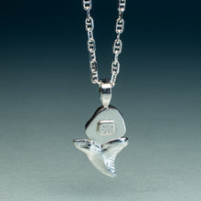Load image into Gallery viewer, Cornflower Snaggletooth Sea Glass Talisman Necklace
