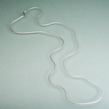 Load image into Gallery viewer, sterling silver foxtail chain made in italy
