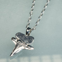 Load image into Gallery viewer, Green Lemon Shark Sea Glass Talisman Necklace
