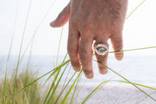 Load image into Gallery viewer, Sea Glass Jaws Ring - Shark Teeth Ring
