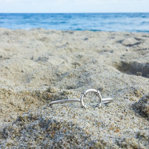 Life Saver Cuff Bracelet - Sterling Silver
