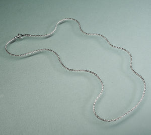 sterling silver Reverse Double Rope Chain made in Italy