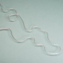 Load image into Gallery viewer, 1.5mm rope chain in sterling silver made in Italy
