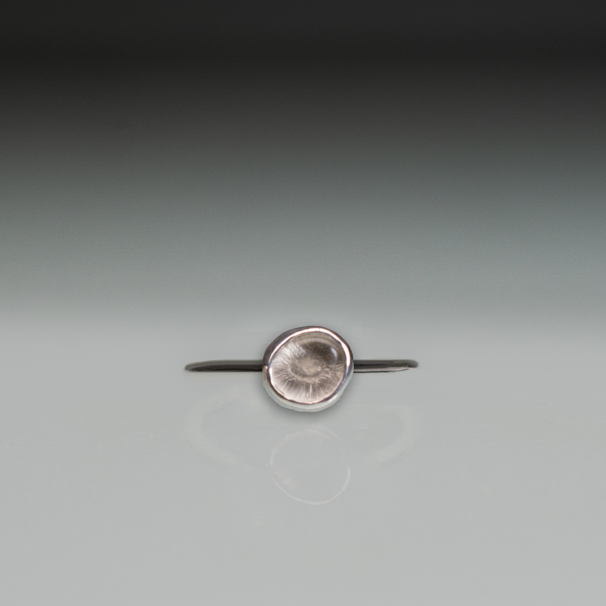Tumble Polished Cape May Diamond Stacking Ring in Sterling Silver – HKM ...