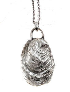 Oyster Seed  Necklace - Solid Cast Shell