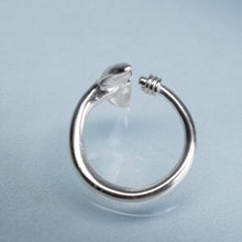 Load image into Gallery viewer, side view of Sea Tail Adjustable Ring by hkm jewelry
