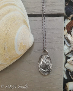 Oyster Seed  Necklace - Solid Cast Shell