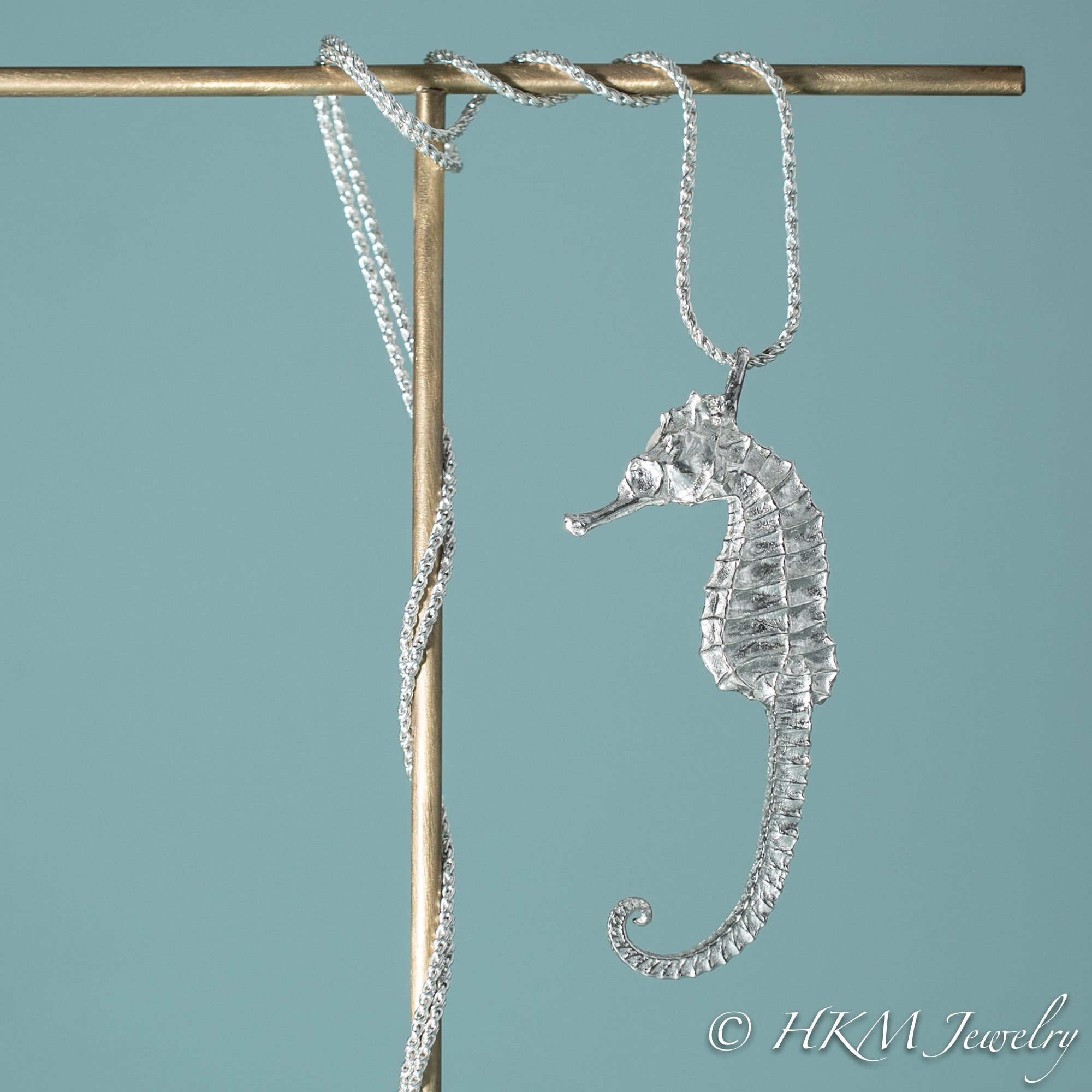 Seahorse 3D Pendant Necklace - Darcizzle Offshore