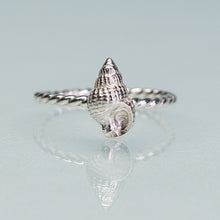 Load image into Gallery viewer, Cast Silver Seashell Ring - Choose Your Shell
